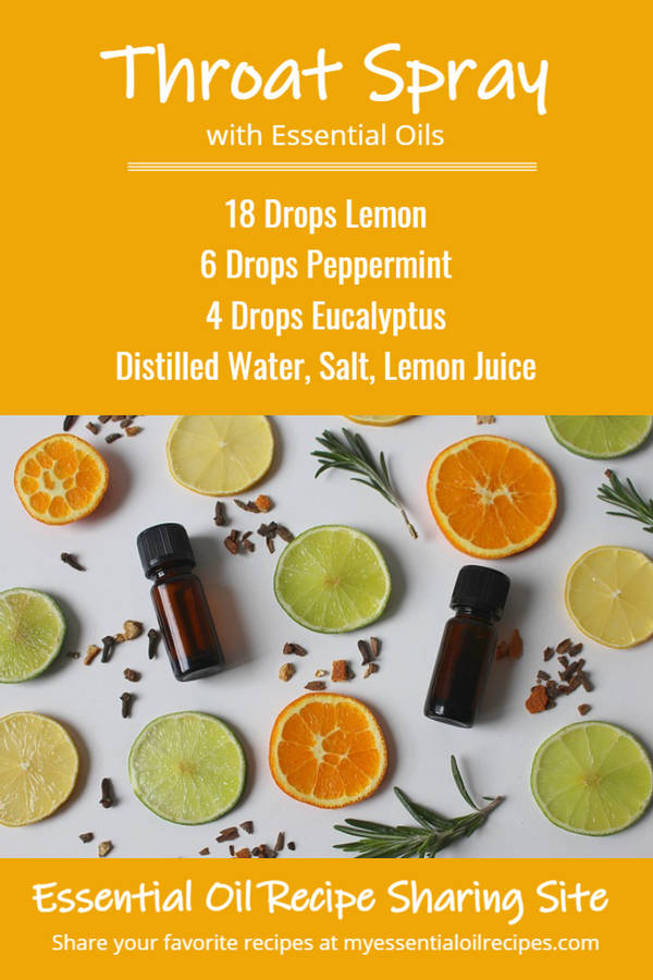 Essential Oil Throat Spray Recipe a Homemade Pain Relieving Spray