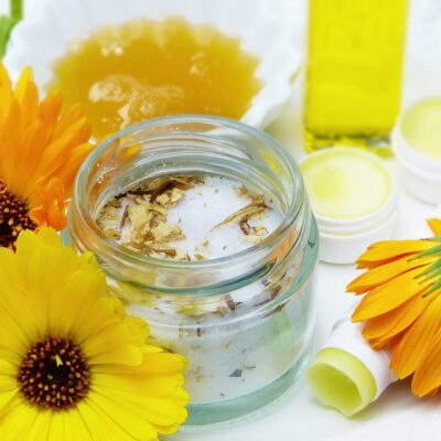 Lip balm with natural ingredients